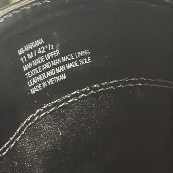 Mix No. 6 Black and Gold Ankle Booties Sleek Design - Picture 6 of 6